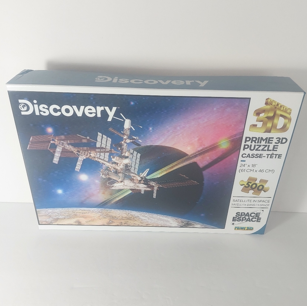 Discovery Prime 3D Puzzle with Space Scene In Outerspace 18" X 24" Sealed